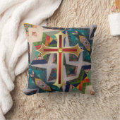 ポルトガル語フォーク芸術 クッション (ブランケット)