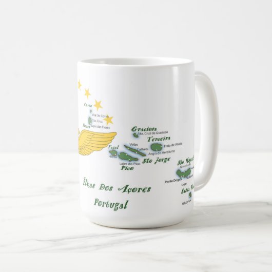 ポルトガル語フォーク芸術 コーヒーマグカップ (正面右)