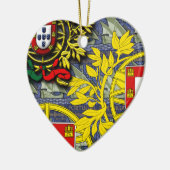 ポルトガル語フォーク芸術 セラミックオーナメント (左)