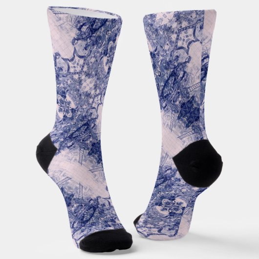 ポルトガル語フォーク芸術 ソックス (傾斜あり)