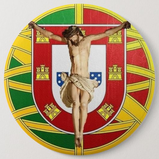 ポルトガル語フォーク芸術 缶バッジ (正面)