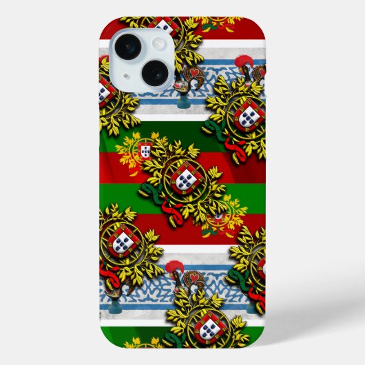 ポルトガル語フォーク芸術 Case-Mate iPhoneケース (裏面)