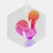 ポルトガル語フォーク音楽 ガラスオーナメント (裏面)