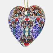 ポルトガル語フォーク音楽 セラミックオーナメント (左)