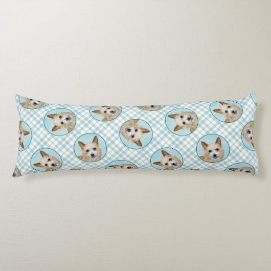 ポルトガル語ポデゴ・ペケノ絵を描のオリジナルアート ボディピロー (正面)