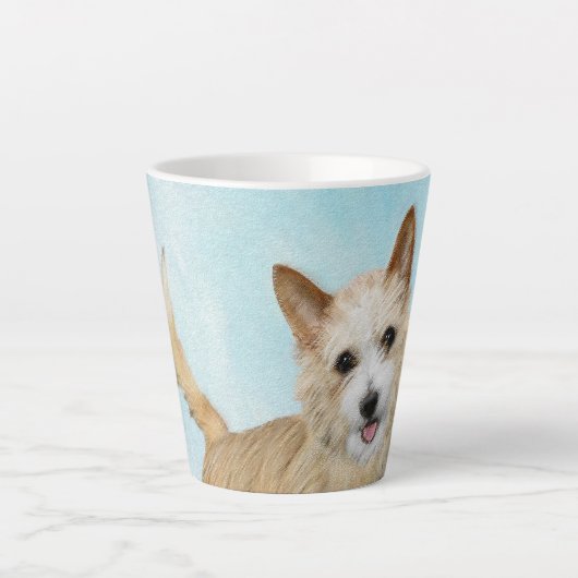 ポルトガル語ポデゴ・ペケノ絵画のオリジナル- Art カフェラテマグ (正面)