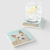 ポルトガル語ポデゴ・ペケノ絵画のオリジナル- Art ストーンコースター (横)