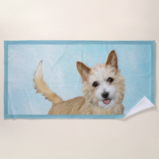 ポルトガル語ポデゴ・ペケノ絵画のオリジナル- Art ビーチタオル (正面)