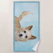 ポルトガル語ポデゴ・ペケノ絵画のオリジナル- Art ビーチタオル (正面)