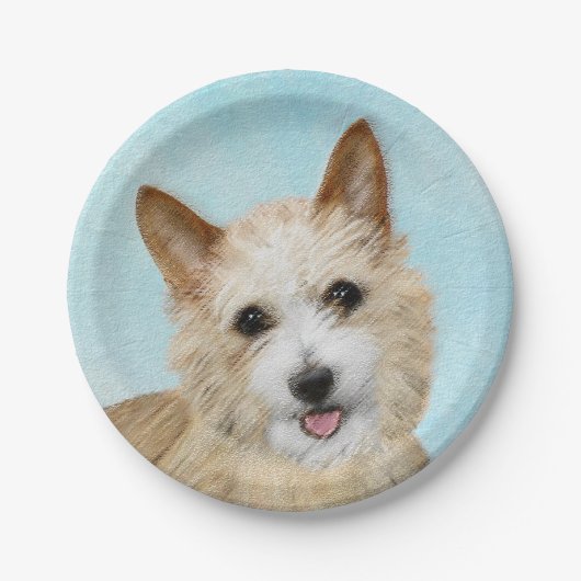 ポルトガル語ポデゴ・ペケノ絵画のオリジナル- Art ペーパープレート (正面)