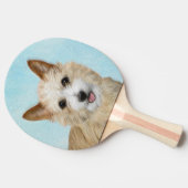 ポルトガル語ポデゴ・ペケノ絵画のオリジナル- Art 卓球ラケット (横)