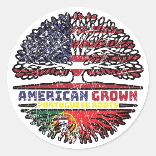 ポルトガル語ポルトガルUSアメリカ合衆国統一された州 ラウンドシール (正面)