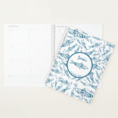 ポルトガル語リスボンイワシ模様アズレヨス白 プランナー手帳 (ディスプレー)