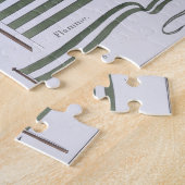 ポルトガル語旗のフランスのな本から、c.18印を付けます ジグソーパズル (側面)