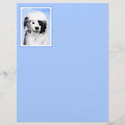ポルトガル語絵画ウォータードッグ – Dog Art (正面)