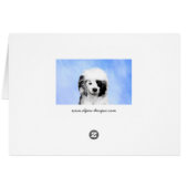 ポルトガル語絵画ウォータードッグ – Dog Art (裏面横)