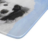 ポルトガル語絵画ウォータードッグ – Dog Art カッティングボード (角)