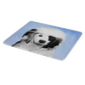 ポルトガル語絵画ウォータードッグ – Dog Art カッティングボード (角)