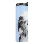 ポルトガル語絵画ウォータードッグ – Dog Art タンブラー (回転左)