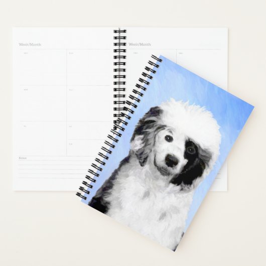 ポルトガル語絵画ウォータードッグ – Dog Art プランナー手帳 (ディスプレー)