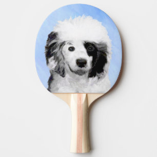 ポルトガル語絵画ウォータードッグ – Dog Art 卓球ラケット