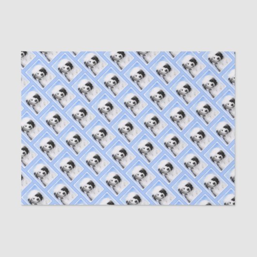 ポルトガル語絵画ウォータードッグ – Dog Art 薄葉紙 (正面)