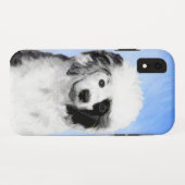 ポルトガル語絵画ウォータードッグ – Dog Art Case-Mate iPhoneケース (裏面(横))
