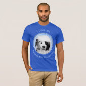 ポルトガル語絵画ウォータードッグ – Dog Art Tシャツ (正面フル)