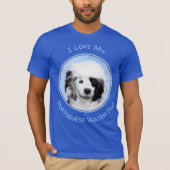 ポルトガル語絵画ウォータードッグ – Dog Art Tシャツ (正面)