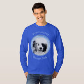 ポルトガル語絵画ウォータードッグ – Dog Art Tシャツ (正面フル)