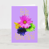 ポルトガル語: パラオキシ安息香酸エステルのパラグラフのユマのmenina誕生日 カード (正面)