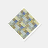 ポルトガル語（メキシコ）タラベラ・アズレホ スタンダードカクテルナプキン (角)