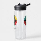 ポルトガル語（心）のクリスマスパーティーとギフト ウォーターボトル (左面)