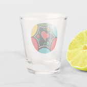 ポルトガル語(心)のクリスマスパーティーとギフト ショットグラス (裏面)