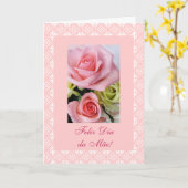 ポルトガル語: 母の日/Dia da Mãe カード (黄色い花)