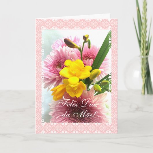 ポルトガル語: 母の日/Dia da Mãe カード (正面)