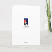 ポルトガル語-母の第80誕生日 カード (裏面)