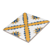 ポルトガル語(白い青いオレンジ地中海の) タイル (側面)