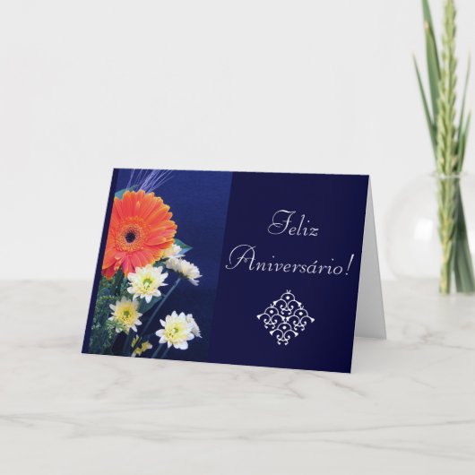 ポルトガル語: 誕生日/Aniversario カード (正面)
