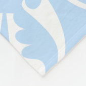 ポルトガル語(青スペインの地中海の) フリースブランケット (角)