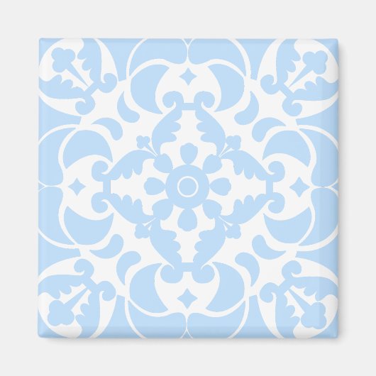 ポルトガル語(青スペインの地中海の) マグネット (正面)