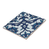 ポルトガル語（青）アズレホスフローラタイル模様 タイル (側面)