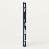 ポルトガル語(青)アズレホスフローラタイル模様 Case-Mate iPhoneケース (裏面/右)