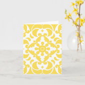 ポルトガル語(黄色スペインの地中海の) カード (黄色い花)