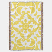 ポルトガル語(黄色スペインの地中海の) スローブランケット (正面縦)