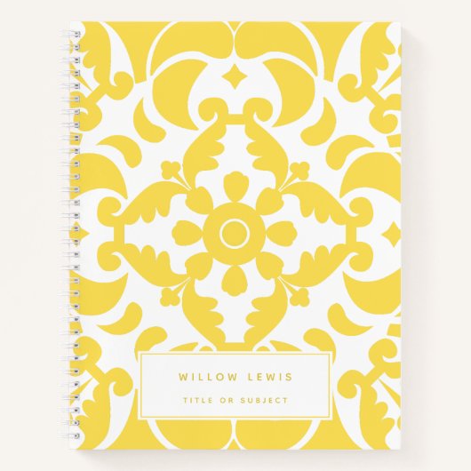 ポルトガル語(黄色スペインの地中海の) ノートブック (正面)