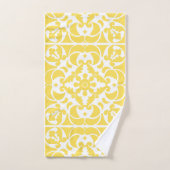 ポルトガル語(黄色スペインの地中海の) バスタオルセット (ハンドタオル)