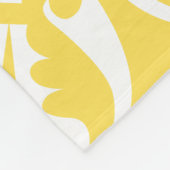 ポルトガル語(黄色スペインの地中海の) フリースブランケット (角)