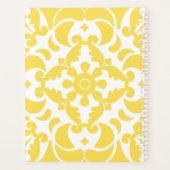 ポルトガル語(黄色スペインの地中海の) プランナー手帳 (裏面)