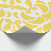 ポルトガル語(黄色スペインの地中海の) ラッピングペーパー (角)